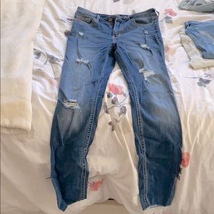 Ripped hollister jeans